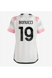 Juventus Leonardo Bonucci #19 Fotballdrakt Borte Klær Dame 2023-24 Korte ermer